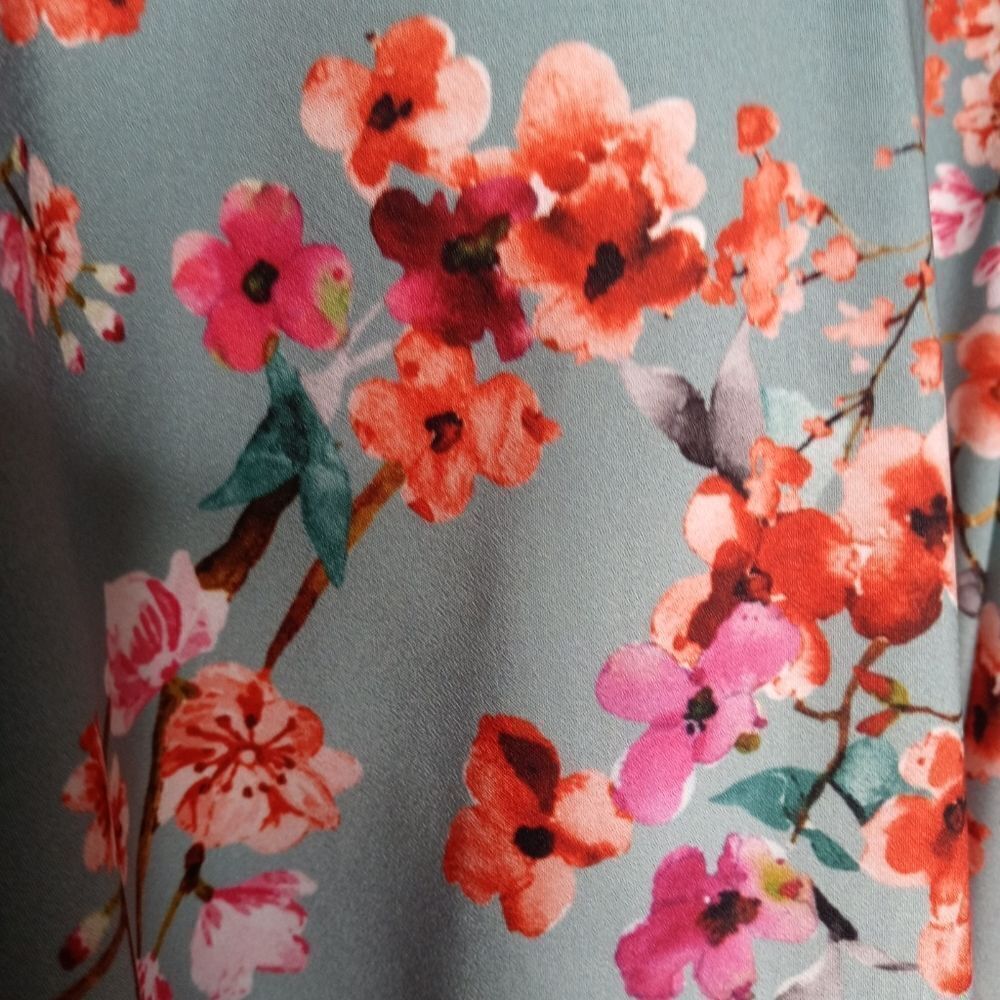 eShakti Custom Floral and Birds Dress - Picture 3 of 7